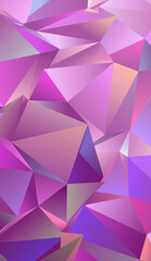 Obraz premium Abstract Low-Poly background. triangulated texture. Design 3d. Polygonal geometrical pattern. Triangular modern style