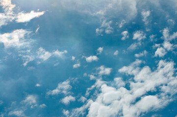 blue sky with clouds