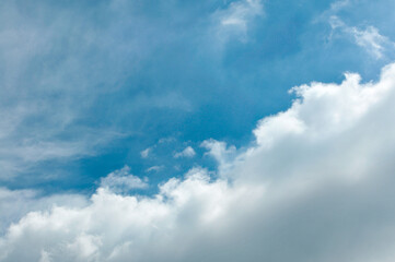 blue sky with clouds