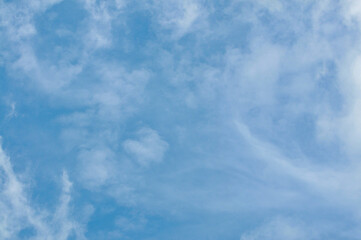 blue sky with clouds