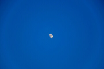 moon in the night sky