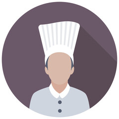 Chef Flat Colored Icon