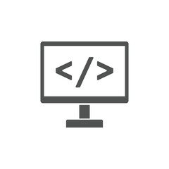 Custom coding icons Vector illustration. modern style Custom coding symbol