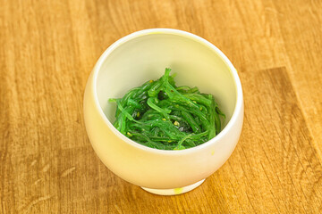 Japanese traditional seaweed salad Chukka