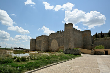 Fototapeta na wymiar Urueña, Spain - April 22, 2022: municipality of Urueña. Castle