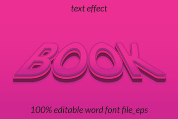 text effect book