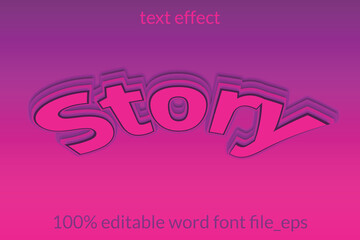 text effect story