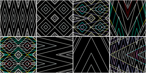 seamless abstract pattern colorful design illustration
