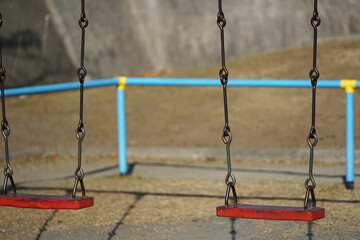 swings in the playground
