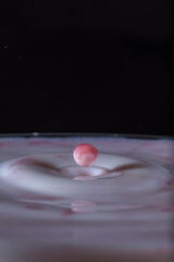 drop on the surface of water