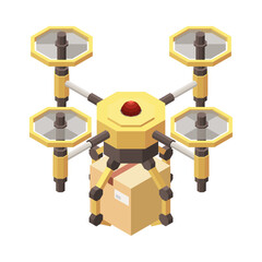 Isometric Delivery Drone