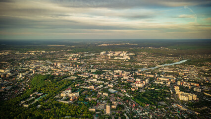 aerial survey of the city of Penza