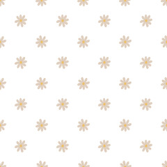 Seamless decorative floral background. Abstract vector pattern. 