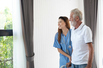 Nurse doctor senior care caregiver help assistence retirement home nursing elderly health. Elderly...