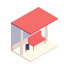 Isometric Bus Stop