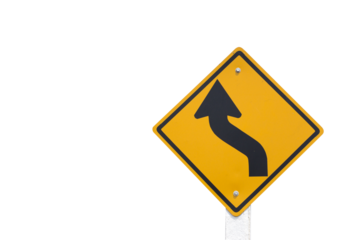 Curved Road Traffic Sign