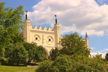 Fototapeta na wymiar Lublin, view of the royal castle on a sunny day.