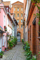 Fototapeta Lübeck, Altstadt Höfe und Gassen obraz