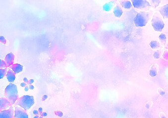 紫陽花の背景-横1