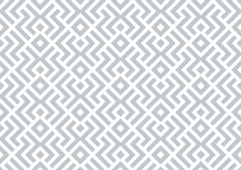 Abstract geometric pattern. A seamless vector background. White and gray ornament. Graphic modern pattern. Simple lattice graphic design.