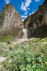 Obraz premium View of Caucasus mountains