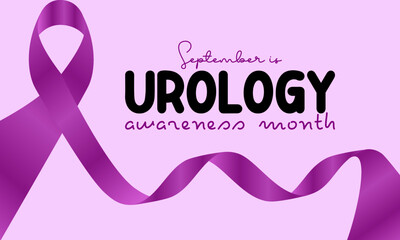 Vector illustration design concept of urology awareness month observed on every september. - Powered by Adobe