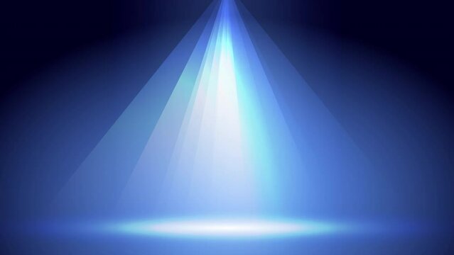 Abstract spotlight creative motion blue background. Video animation Ultra HD 4k footage.