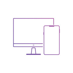 responsive web design line icons