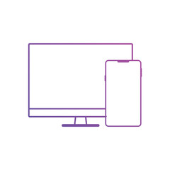  responsive web design icon gradient