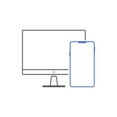 responsive web design line icons