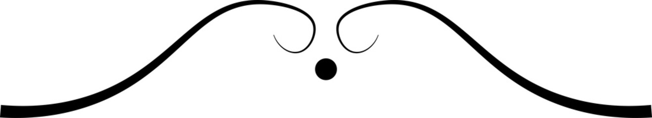 Vintage decorative lines clipart illustration