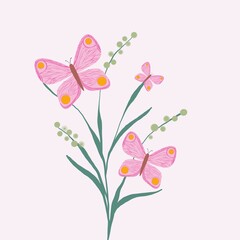 Abstract and unusual butterflies