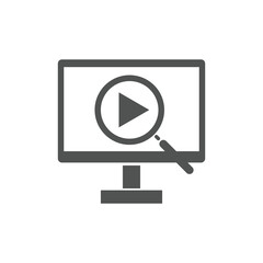 search video icon vector illustrations. Used for SEO or websites 