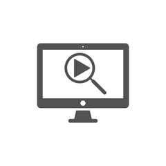 search video icon vector illustrations. Used for SEO or websites 