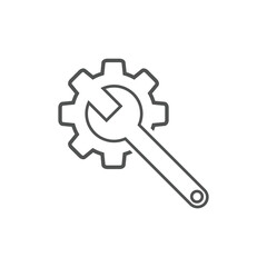 technical support line icon Vector illustration. Tech support for SEO, Website and mobile apps.
