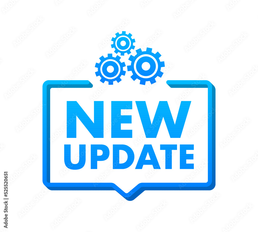 Poster system software update, data update or synchronize with progress bar on the screen. vector illustrat