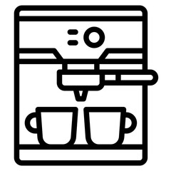 coffee line icon