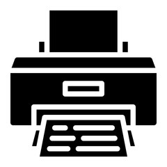 printer glyph icon