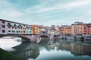Naklejka na ściany i meble Florence city architectural beauty touristic destination of italy