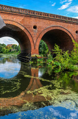 Fototapeta premium Bydgoszcz Canal. Bydgoszcz, Kuyavian-Pomeranian Voivodeship, Poland.