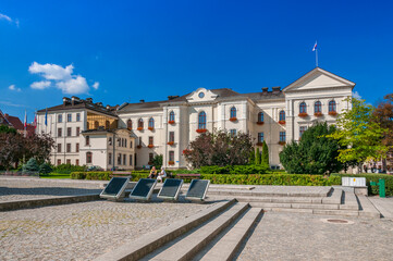 Town Hall, former Jesuit college. Bydgoszcz, Kuyavian-Pomeranian Voivodeship, Poland.