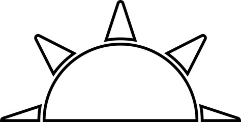 sunrise design illustrated isolated on transparent illustration 