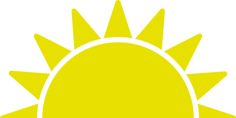 sunrise vector design illustrated isolated on transparent illustration 