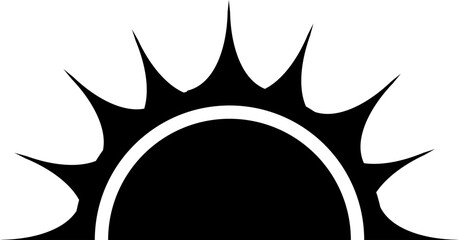 sunrise vector design illustrated isolated on transparent illustration 