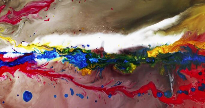 Abstract colorful paint Ink liquid explode diffusion psychedelic blast movement

