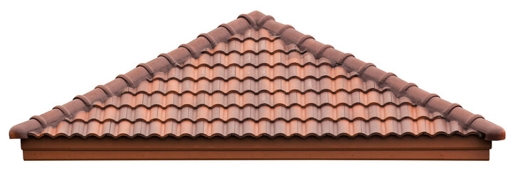 Fototapeta new brown roof of home obraz