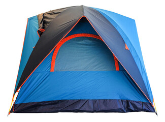 blue tent camping © ParinPIX