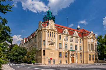 Fototapeta na wymiar Collegium Copernicanum belonging to the University of Casimir the Great. Bydgoszcz, Kuyavian-Pomeranian Voivodeship, Poland.