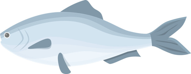 Seafood icon cartoon vector. Sea fish. Herring fish