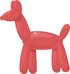 Dog balloon icon cartoon vector. Animal air. Cute art